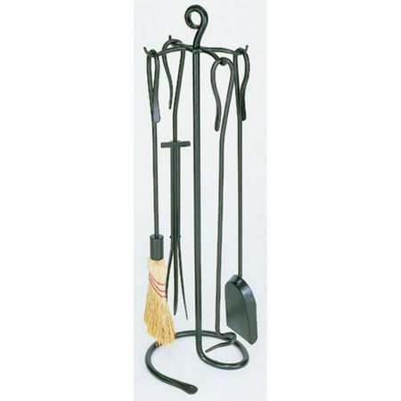 - Minuteman International Shepherds Hook 5 pc. Graphite Fireplace Tool Set