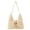Beige, variant on Peicees Crochet Summer Purse, Boho Woven Purse for Travel Beach Vacation Cruise Knit Shoulder Bag for for Women Ladies