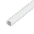 thumbnail image 1 of Uxcell Rigid Round Pipe White 0.2 x 0.28"(ID*OD) High Impact for Water Pipe Crafts Cable Sleeve, 1 of 6