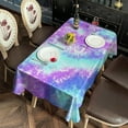 thumbnail image 2 of Colorful Tie Dye Pattern Rectangle Tablecloth 60"x102",Waterproof Polyester Rectangle Table Cloth, Wipeable Spillproof Polyester Tablecloth for Dining, Camping, Indoor and Outdoor, 2 of 6