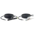 thumbnail image 1 of SÜA - 500 Amp Welding Leads Set Assembly - Terminal Lug Connector - 2/0 AWG 100% Copper Cable (25 FEET Each Lead), 1 of 4