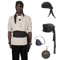 thumbnail image 2 of Disfraz BEDJIMI Medieval Renacentista Pirata Fiesta de Halloween, 2 of 6