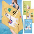 thumbnail image 1 of Xihbxyly Toalla de Playa de Microfibra, Superligera y Resistente a La Arena, de Secado Rápido, Portátil para Viajes, Piscina, Yoga, Camping, Multiusos, Tamaño de 76 X 152 Cm, Compacta y Suave., 1 of 6