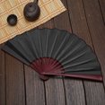 thumbnail image 3 of Folding Fan Smooth Opening Decorative Bamboo Frame 10 Inches Chinese Style Handheld DIY Blank Fan Home Decor, 3 of 4