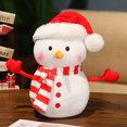 thumbnail image 3 of Christmas Doll Cozy Snowman Soft Huggable Doll For Kids, 3 of 6