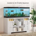 thumbnail image 4 of AesthLife 55-75 Gallon Fish Tank Stand, Heavy Duty Aquarium Stand with Power Outlet, 1000LBS Wood Fish Tank Cabinet with Storage Suitable for Turtle Tank, Reptile Terrarium, for Home Office, 4 of 9