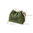 thumbnail image 3 of TIMIFIS Canvas Bento Pouch, Kitchen Appliances Bento Lunch Bag Insulated Thermal Food Tote Canvas Lunch Bag Multi-Functional Work Lunch Box Bag Student Portable Bento Bag, 3 of 7