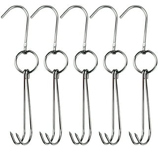 6/12pcs, Meat Hooks, Heavy Duty Stainless Steel S Hooks, Butcher Hanging  Meat Hook, S Hooks For Storage Shelves And Metal Hanger For Hanging On  Kitche