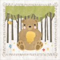 thumbnail image 2 of Great Art Now Woodland Hideaway Bear by Moira Hershey, Framed Wall Art, 14W x 14H, 2 of 3
