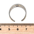 thumbnail image 5 of 304 Stainless Steel Adjustable Open Cuff Rings Cross Real golden Plated & Stainless Steel color 12mm US Size 9(18.9mm), 5 of 5