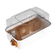 thumbnail image 4 of TOOYFUL Hamster Cage Transparent Creative Hamster Habitat for Bunny Guinea Pigs Rats Orange, 4 of 9