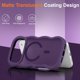 thumbnail image 3 of Funda magnética para iPhone 17 Pro, compatible con MagSafe, diseño de marco ondulado transparente 2025, funda protectora de borde suave, bonita funda transparente mate a prueba de golpes, 3 of 6