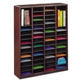 thumbnail image 4 of Bowery Hill Wood 60 Compartments Mail Organizer in Mahogany, 4 of 6