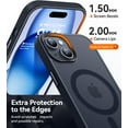 thumbnail image 4 of Entronix Phone Case Compatible with Magsafe for Apple iPhone 15 Plus Magnetic Case, Heavy Duty Slim Dual Layer Shockproof Magnetic Case for Apple iPhone 15 Plus, Black, 4 of 5