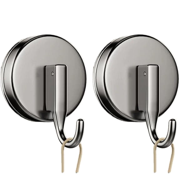Heavy Duty Suction Cup Hooks, 2 Pack White Door Hooks for Glass Window Bathroom Organization