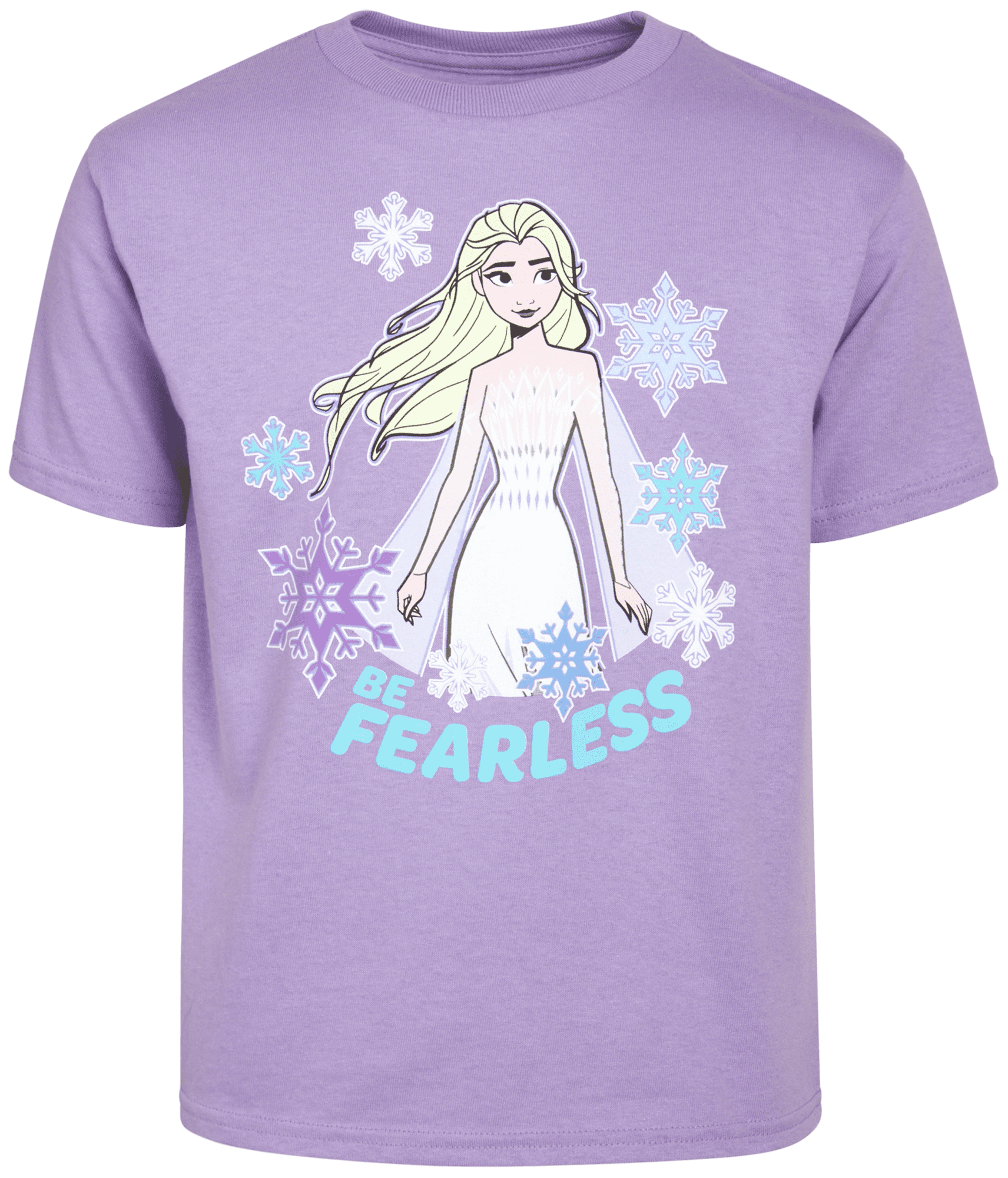Disney Toddler Girls\' Frozen T-Shirts Pack Sleeve 4 Short and Shirt Anna Elsa 