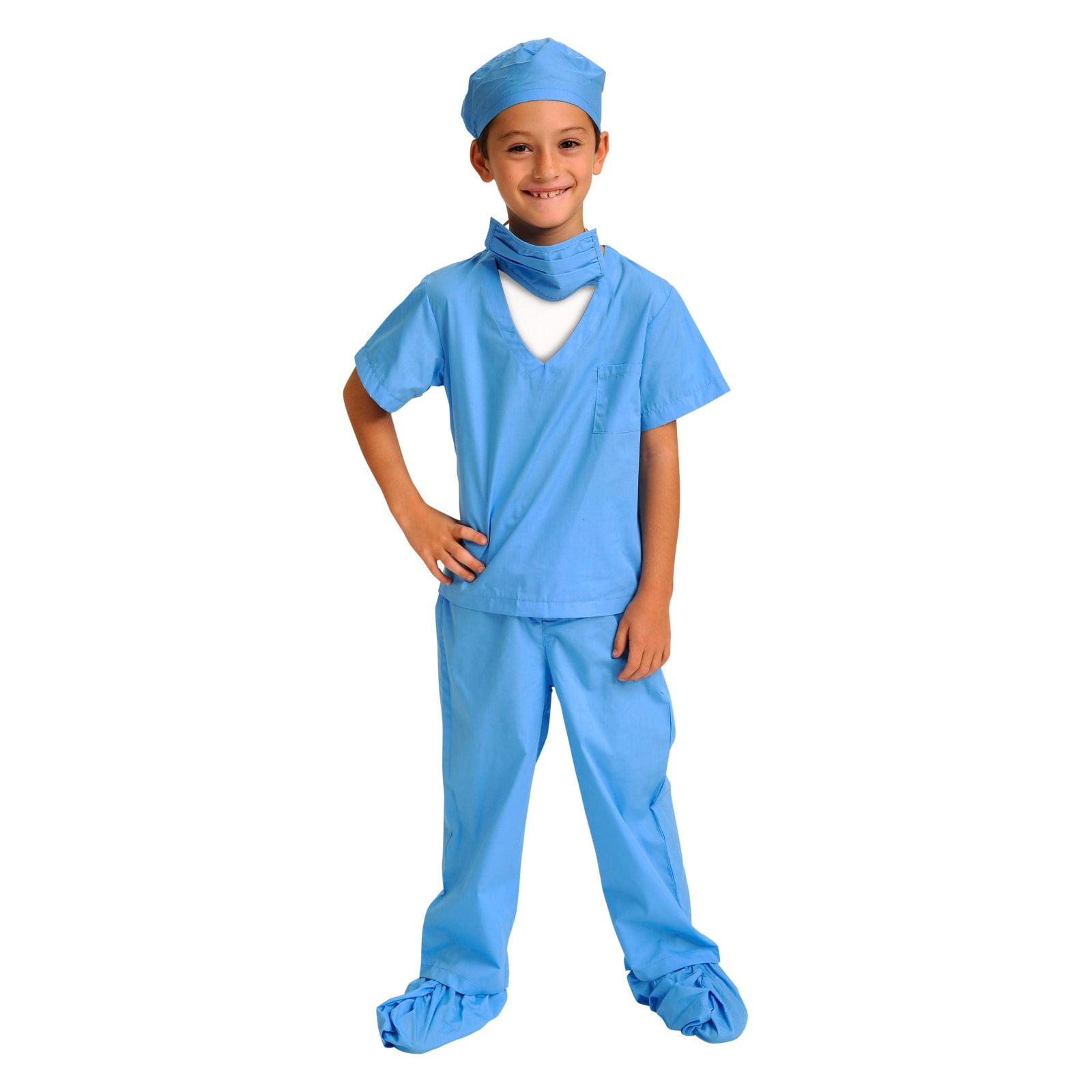 Children Doctor Nurse Uniform Fancy Dress Costume Stethoscope Surgeon Decor T3 