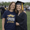 thumbnail image 3 of GODMERCH Proud Mom of 2026 Graduate T shirt, Graduation Shirt for Mom, Comfortable Tee Top, 3 of 5