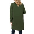 thumbnail image 6 of Women Button Down Solid Color Cardigan, 6 of 7