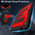 thumbnail image 3 of Decase Shock-Resistant Rugged Case for iPad Air 11 inch Case M3/ M2 (2025/2024) with Kickstand & Shoulder Strap,Tri-Layer PC+TPU Back Cover,Heavy Duty Protective Case for iPad Air 6th Generation,C, 3 of 9