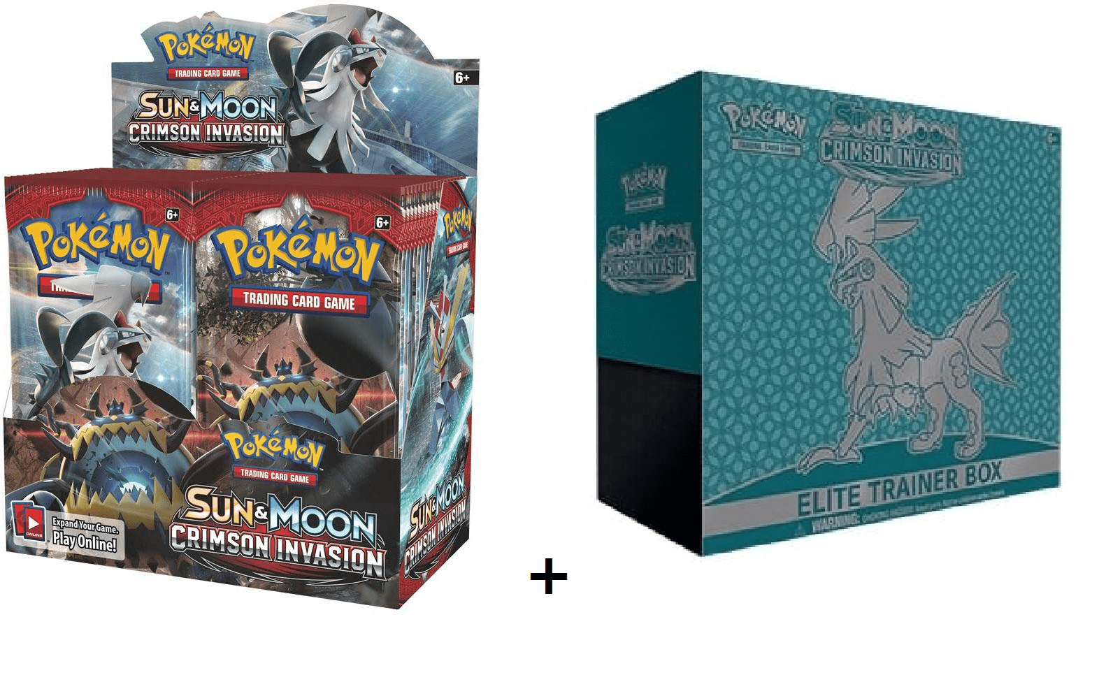 Pokémon TCG Sun and Moon Crimson Invasion Elite Trainer Box for sale online 