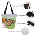 thumbnail image 4 of Fotbe A monarch butterfly Bolsa de Playa con Estampado, Bolsa de Hombro, Bolsa de Mano Espaciosa, Bolsa de Viaje Ligera, Bolsa de Compras Versátil, 4 of 6