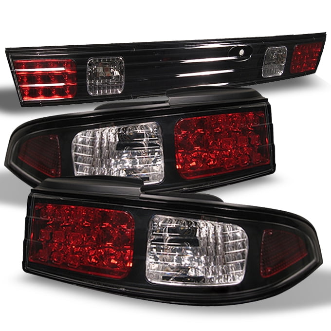 Fits 9598 240Sx 180Sx S14 Zenki Kouki LED JDM Black Tail Lights