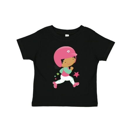 

Inktastic Softball Player Little Girl Gift Toddler Toddler Girl T-Shirt