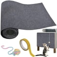 thumbnail image 1 of Tapete Rascador para Gato - 79 X16 Tapete Recortable para Rascadores para Gato, Rollo Grande Autoadhesivo De Alfombrilla para Rasguño para Gato, Estantes De Árbol De Gato Almohadilla, 1 of 7