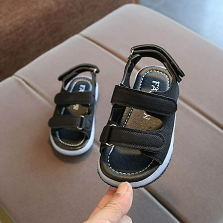 

Floleo Clearance Summer Sandals Children Led Light Shoes Beach Shoes Hollow Breathable Soft Sole