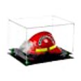 thumbnail image 3 of Better Display Cases Versatile Clear Acrylic Display Case - Large Rectangle Box with Green Risers and Black Base 18" x 14" x 12" (V60), 3 of 8
