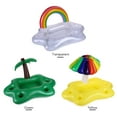 thumbnail image 2 of FlyFlise Floating Drink Holder Inflatable Beverage Salad Fruit Ice Serving Bar Food Cooler Containers Floating Tray Party Accessories Water Fun Decorations, 2 of 6