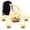 Baseball Urn-4, variant on MUKTIVE Baseball Cremation Urn for Adult Human Ashes Male & Female, Black Memorial & Funeral Urns for Adult Ashes Men, Combo Set, (1 Large 10 ", 4 Keepsake 3 ")