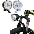 thumbnail image 4 of Trayknick 3 LED 2Modes Bicycle Bike Front Light Lamp Headlight Vintage Flashlight Headlamp, 4 of 13