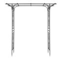 thumbnail image 7 of Tcbosik Flat Top Iron Arch Trellis, 85" H x 81" L Free Standing Plant Support for Garden, Black Powder Coated Rust-Proof Climbing Frame for Roses, Vines, Flowers, 7 of 7