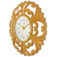 thumbnail image 4 of Infinity Instruments Wisteria 15.5" Wall Clock - Saffron, 4 of 5