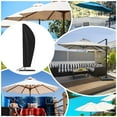 thumbnail image 6 of DONGPAI Protective Parasol Cover Cantilever Parasol Cover Waterproof, Outdoor Umbrella Cover Weatherproof UV-Anti Wind Snow Proof for 2-4 m Cantilever/ Straight Parasol, 6 of 6