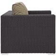 thumbnail image 3 of Modern Contemporary Urban Design Outdoor Patio Balcony Lounge Chair, Brown, Rattan, 3 of 4
