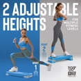 thumbnail image 3 of WF Athletic Supply Fitness Aerobic Step, Adjustable from 4” to 6”, Exercise Stepper with Risers for Home Gym Cardio Strength Training, 3 of 7