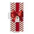 thumbnail image 3 of Btomtd Christmas Themed Door Cover for Holiday Season with Large Bow Pattern Decoration and Front Door Curtains for Front Entryway Decor - 35.43"x78.74", A, 3 of 6