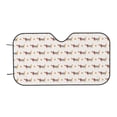 thumbnail image 7 of Balery Dachshund Dog Puppy Print Car Windshield Sun Shade,Windshield Sunshade for Car Pickup Truck SUV Accessories-, 7 of 7