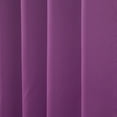 thumbnail image 3 of Quality Home Basic Thermal Blackout Curtains - Stainless Steel Nickel Grommet Top - Violet (Set of 2 Panels), 3 of 3
