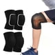 thumbnail image 1 of Rodillera de esponja para deportes de baile, para baloncesto, voleibol, amortiguación de impactos, gruesa, cálida para otoño e invierno, para hombres y mujeres, 1 of 3