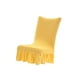 thumbnail image 5 of Elástico corto comedor sil Amarillo brilnte Gloria Cubierta De la Silla De la Silla Del Banquete, 5 of 9