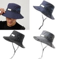 thumbnail image 2 of Yokua Sun Protective Fishing Hat Quick Dry Foldable Bucket Caps for Outdoor Activity, 2 of 21