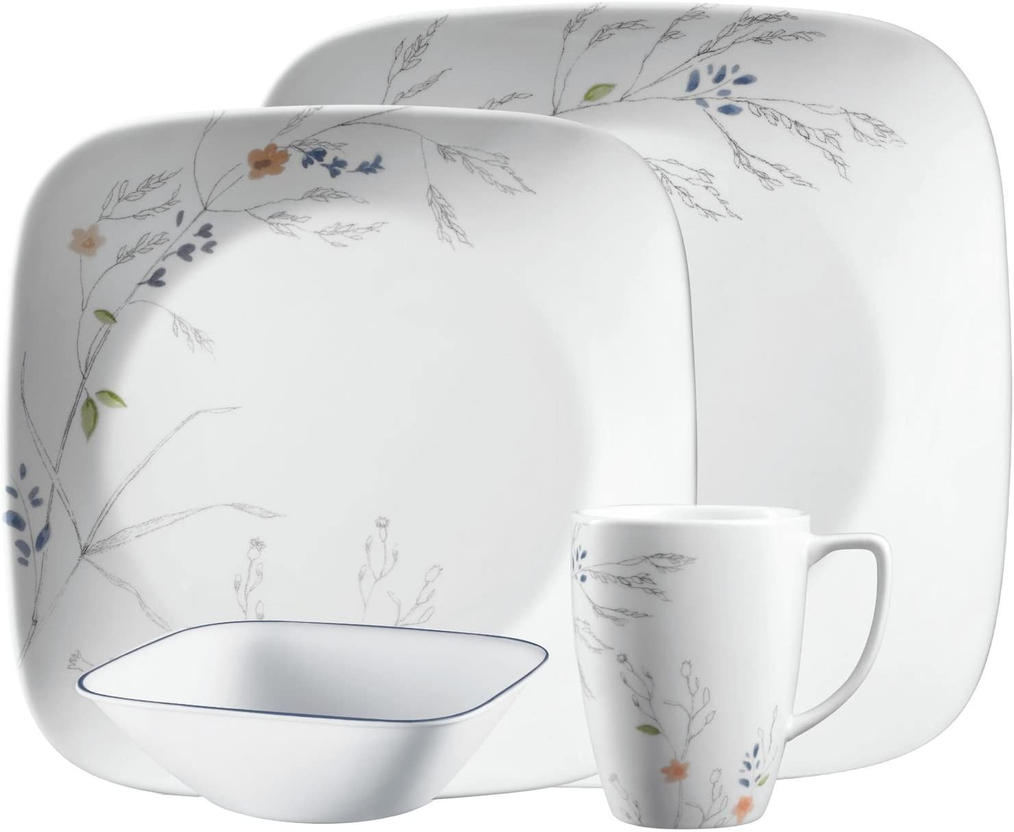 Home Corelle Boutique Silver Strand Chip Resistant 16Piece Dinnerware