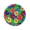 8 Pack Luau Floral Paper Plates, 24 Count
