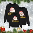 thumbnail image 2 of Fiaer Christmas Family Sweatshirts Matching Funny Santa Graphic Trendy Xmas Pullover Long Sleeve Crew Neck Loose Fit Holiday Tops Women S, 2 of 6