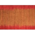 thumbnail image 1 of Ahgly Company Indoor Rectangle Abstract Orange Modern Area Rugs, 2' x 4', 1 of 4