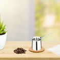 thumbnail image 5 of Korkmaz Classic 8 Ounce Stainless Steel Turkish Coffee Pot in Silver, 5 of 5